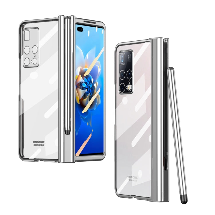Full Body Electroplating Hinge Phone Case with Stylus, For Xiaomi Mi Mix Fold with Film, For Huawei Mate X2 with Film, For Honor Magic V with Film