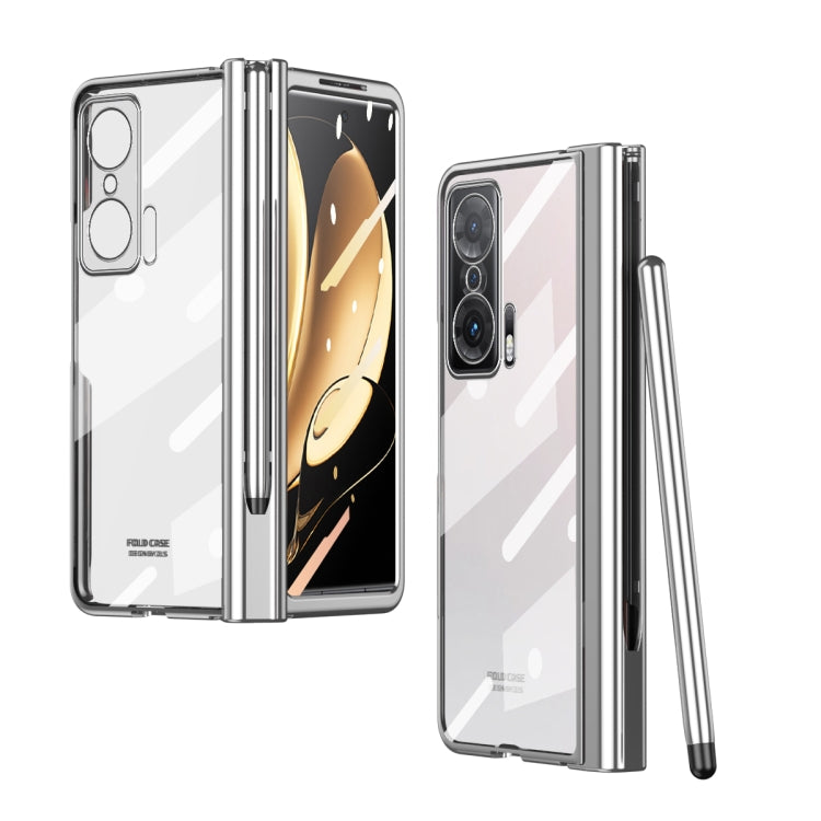 Full Body Electroplating Hinge Phone Case with Stylus, For Xiaomi Mi Mix Fold with Film, For Huawei Mate X2 with Film, For Honor Magic V with Film