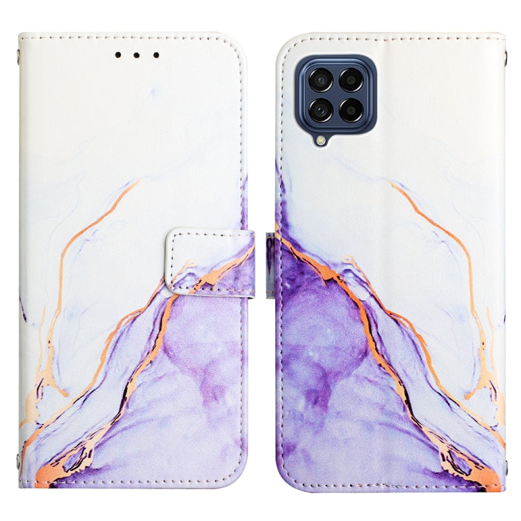 PT003 Marble Pattern Flip Leather Phone Case, For Samsung Galaxy M33 5G, For Samsung Galaxy M53 5G