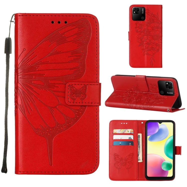 Embossed Butterfly Leather Phone Case, For OPPO Reno7 4G/F21 Pro, For Sony Xperia 1 IV, For Sony Xperia 10 IV, For Sony Xperia ACE III, For Xiaomi Redmi 10A, For Samsung Galaxy M33 5G