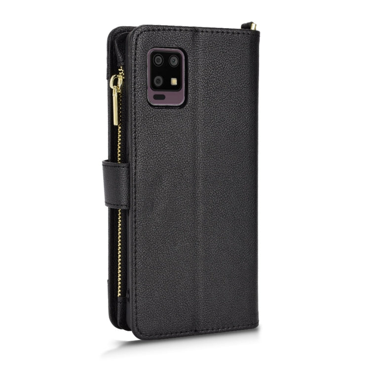 Litchi Texture Zipper Leather Phone Case, For Sharp Aquos Zero6 / Aquos Air, For Sharp Aquos Wish, For Motorola Moto E40 / E30 / E20, For Motorola Edge X30 / Edge 30 Pro /Edge+ 2020, For Motorola Moto G Stylus 5G  2021, For OPPO F17 / A73 4G / A73 2020...
