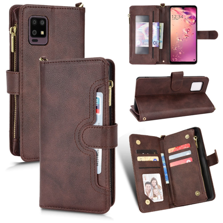 Litchi Texture Zipper Leather Phone Case, For Sharp Aquos Zero6 / Aquos Air, For Sharp Aquos Wish, For Motorola Moto E40 / E30 / E20, For Motorola Edge X30 / Edge 30 Pro /Edge+ 2020, For Motorola Moto G Stylus 5G  2021, For OPPO F17 / A73 4G / A73 2020...