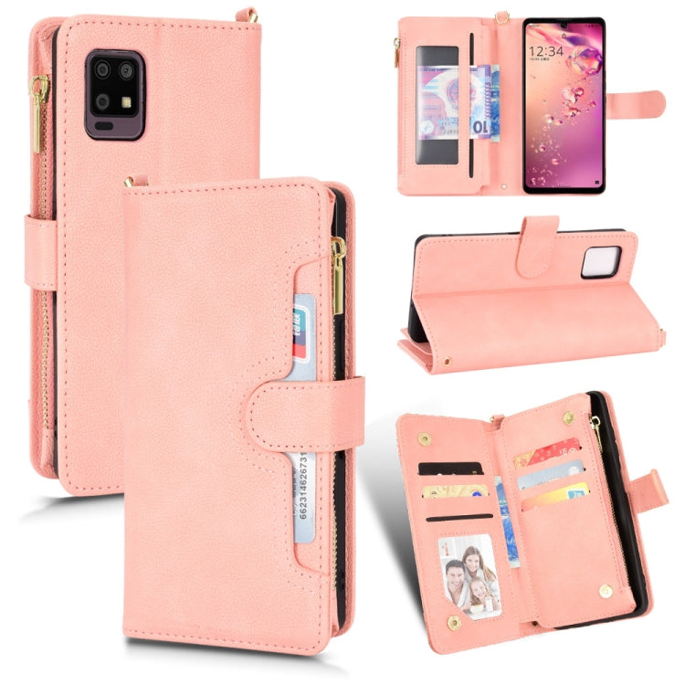 Litchi Texture Zipper Leather Phone Case, For Doogee S86 / S86 Pro, For Doogee X96 Pro, For Sharp Aquos Zero6 / Aquos Air, For Sharp Aquos Wish, For Motorola Moto E40 / E30 / E20, For Motorola Edge X30 / Edge 30 Pro /Edge+ 2020                         ...
