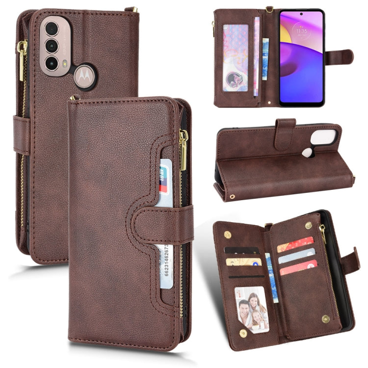 Litchi Texture Zipper Leather Phone Case, For Sharp Aquos Zero6 / Aquos Air, For Sharp Aquos Wish, For Motorola Moto E40 / E30 / E20, For Motorola Edge X30 / Edge 30 Pro /Edge+ 2020, For Motorola Moto G Stylus 5G  2021, For OPPO F17 / A73 4G / A73 2020...