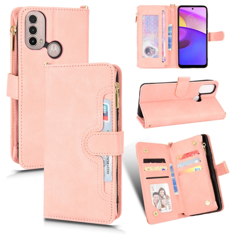 Litchi Texture Zipper Leather Phone Case, For Sharp Aquos Zero6 / Aquos Air, For Sharp Aquos Wish, For Motorola Moto E40 / E30 / E20, For Motorola Edge X30 / Edge 30 Pro /Edge+ 2020, For Motorola Moto G Stylus 5G  2021, For OPPO F17 / A73 4G / A73 2020...