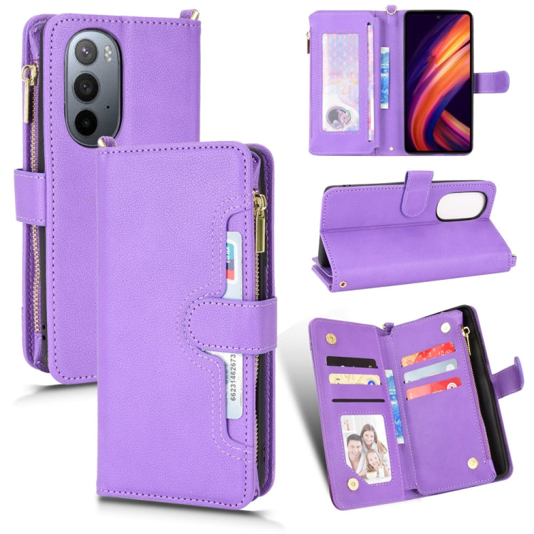 Litchi Texture Zipper Leather Phone Case, For Sharp Aquos Zero6 / Aquos Air, For Sharp Aquos Wish, For Motorola Moto E40 / E30 / E20, For Motorola Edge X30 / Edge 30 Pro /Edge+ 2020, For Motorola Moto G Stylus 5G  2021, For OPPO F17 / A73 4G / A73 2020...