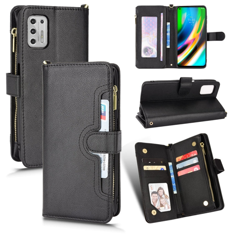Litchi Texture Zipper Leather Phone Case, For Doogee S86 / S86 Pro, For Doogee X96 Pro, For Sharp Aquos Zero6 / Aquos Air, For Sharp Aquos Wish, For Motorola Moto E40 / E30 / E20, For Motorola Edge X30 / Edge 30 Pro /Edge+ 2020                         ...