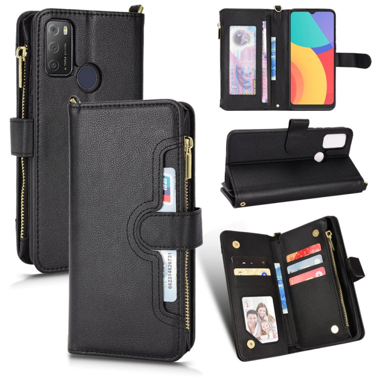 Litchi Texture Zipper Leather Phone Case, For OPPO Realme GT 5G / Realme GT Neo 5G, For Alcatel 1S 2021 / 3L 2021, For Xiaomi Redmi Note 10 Pro / 10 Pro Max 4G, For Xiaomi Redmi Note 10 4G / Note 10S, For Nokia XR20, For Sony Xperia 5 III              ...