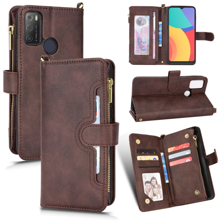 Litchi Texture Zipper Leather Phone Case, For OPPO Realme GT 5G / Realme GT Neo 5G, For Alcatel 1S 2021 / 3L 2021, For Xiaomi Redmi Note 10 Pro / 10 Pro Max 4G, For Xiaomi Redmi Note 10 4G / Note 10S, For Nokia XR20, For Sony Xperia 5 III              ...