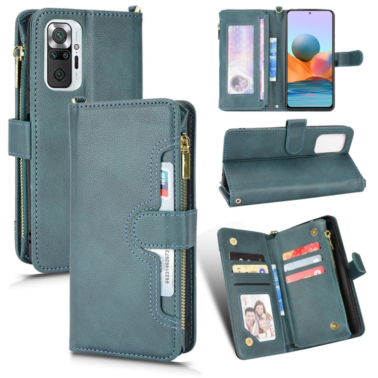 Litchi Texture Zipper Leather Phone Case, For Xiaomi Redmi Note 10 Pro / 10 Pro Max 4G, For Xiaomi Redmi Note 10 4G / Note 10S, For Nokia XR20, For Sony Xperia 5 III, For Sony Xperia 10 III, For OnePlus 10 Pro 5G, For OnePlus Nord 2 5G