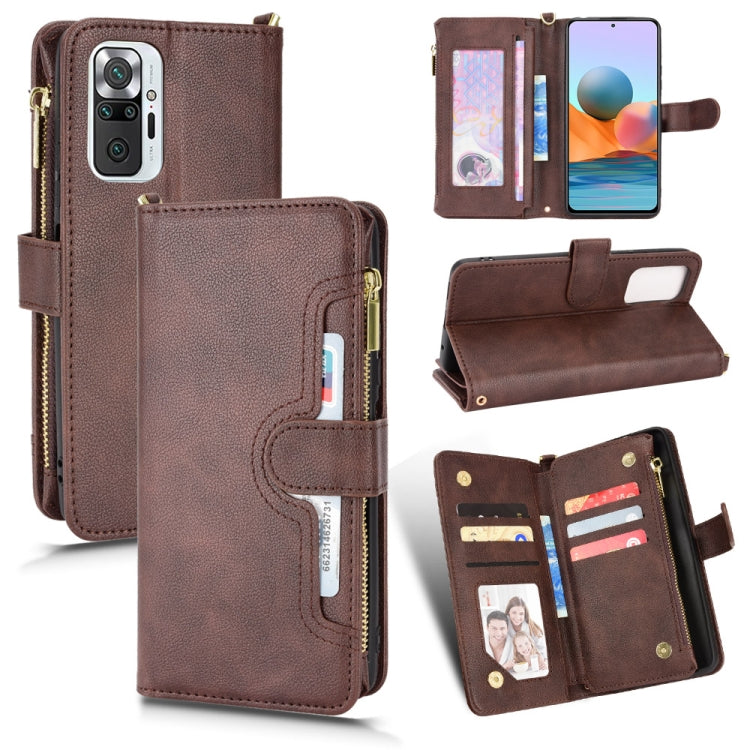 Litchi Texture Zipper Leather Phone Case, For OPPO Realme GT 5G / Realme GT Neo 5G, For Alcatel 1S 2021 / 3L 2021, For Xiaomi Redmi Note 10 Pro / 10 Pro Max 4G, For Xiaomi Redmi Note 10 4G / Note 10S, For Nokia XR20, For Sony Xperia 5 III              ...