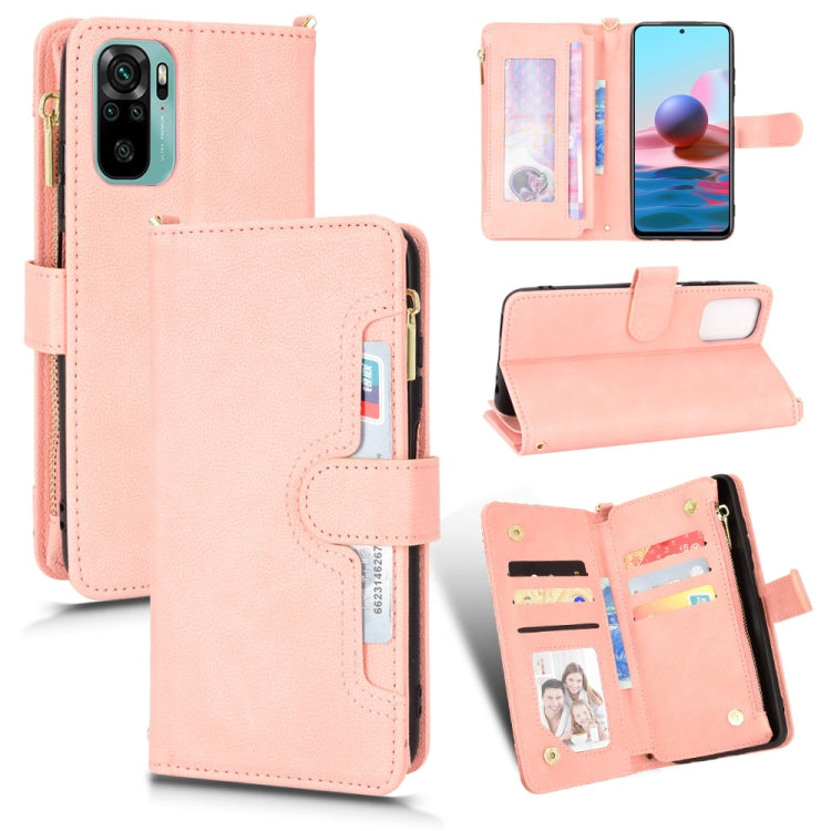 Litchi Texture Zipper Leather Phone Case, For Xiaomi Redmi Note 10 Pro / 10 Pro Max 4G, For Xiaomi Redmi Note 10 4G / Note 10S, For Nokia XR20, For Sony Xperia 5 III, For Sony Xperia 10 III, For OnePlus 10 Pro 5G, For OnePlus Nord 2 5G