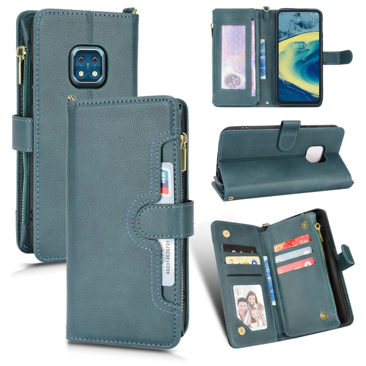 Litchi Texture Zipper Leather Phone Case, For Xiaomi Redmi Note 10 Pro / 10 Pro Max 4G, For Xiaomi Redmi Note 10 4G / Note 10S, For Nokia XR20, For Sony Xperia 5 III, For Sony Xperia 10 III, For OnePlus 10 Pro 5G, For OnePlus Nord 2 5G