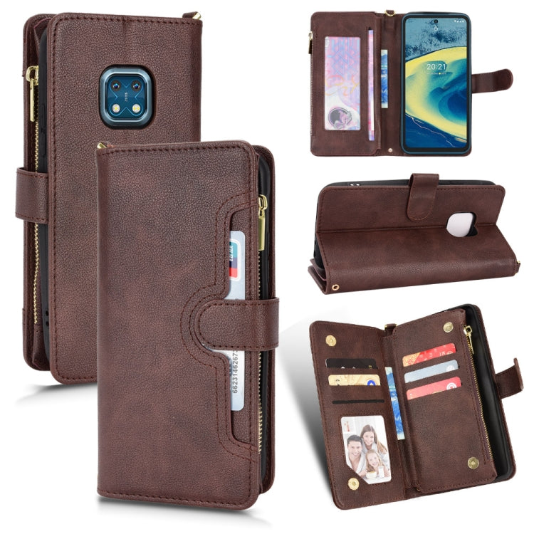 Litchi Texture Zipper Leather Phone Case, For Xiaomi Redmi Note 10 Pro / 10 Pro Max 4G, For Xiaomi Redmi Note 10 4G / Note 10S, For Nokia XR20, For Sony Xperia 5 III, For Sony Xperia 10 III, For OnePlus 10 Pro 5G, For OnePlus Nord 2 5G
