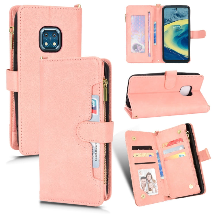 Litchi Texture Zipper Leather Phone Case, For Xiaomi Redmi Note 10 Pro / 10 Pro Max 4G, For Xiaomi Redmi Note 10 4G / Note 10S, For Nokia XR20, For Sony Xperia 5 III, For Sony Xperia 10 III, For OnePlus 10 Pro 5G, For OnePlus Nord 2 5G