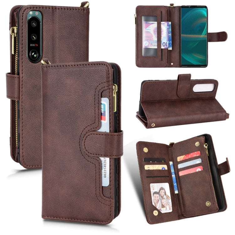 Litchi Texture Zipper Leather Phone Case, For Xiaomi Redmi Note 10 Pro / 10 Pro Max 4G, For Xiaomi Redmi Note 10 4G / Note 10S, For Nokia XR20, For Sony Xperia 5 III, For Sony Xperia 10 III, For OnePlus 10 Pro 5G, For OnePlus Nord 2 5G