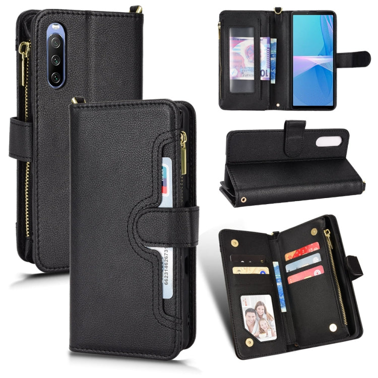 Litchi Texture Zipper Leather Phone Case, For OPPO Realme GT 5G / Realme GT Neo 5G, For Alcatel 1S 2021 / 3L 2021, For Xiaomi Redmi Note 10 Pro / 10 Pro Max 4G, For Xiaomi Redmi Note 10 4G / Note 10S, For Nokia XR20, For Sony Xperia 5 III              ...