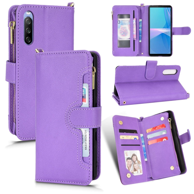 Litchi Texture Zipper Leather Phone Case, For OPPO Realme GT 5G / Realme GT Neo 5G, For Alcatel 1S 2021 / 3L 2021, For Xiaomi Redmi Note 10 Pro / 10 Pro Max 4G, For Xiaomi Redmi Note 10 4G / Note 10S, For Nokia XR20, For Sony Xperia 5 III              ...