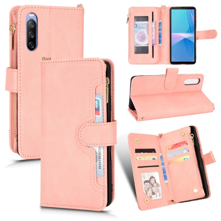 Litchi Texture Zipper Leather Phone Case, For OPPO Realme GT 5G / Realme GT Neo 5G, For Alcatel 1S 2021 / 3L 2021, For Xiaomi Redmi Note 10 Pro / 10 Pro Max 4G, For Xiaomi Redmi Note 10 4G / Note 10S, For Nokia XR20, For Sony Xperia 5 III              ...