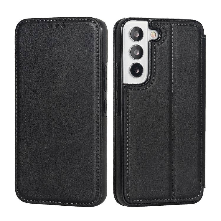 Knight Magnetic Suction Leather Phone Case, For Samsung Galaxy S22 5G, For Samsung Galaxy S22+ 5G, For Samsung Galaxy S22 Ultra 5G, For Samsung Galaxy S21 5G, For Samsung Galaxy S21+ 5G, For Samsung Galaxy S21 Ultra 5G, For Samsung Galaxy S20          ...