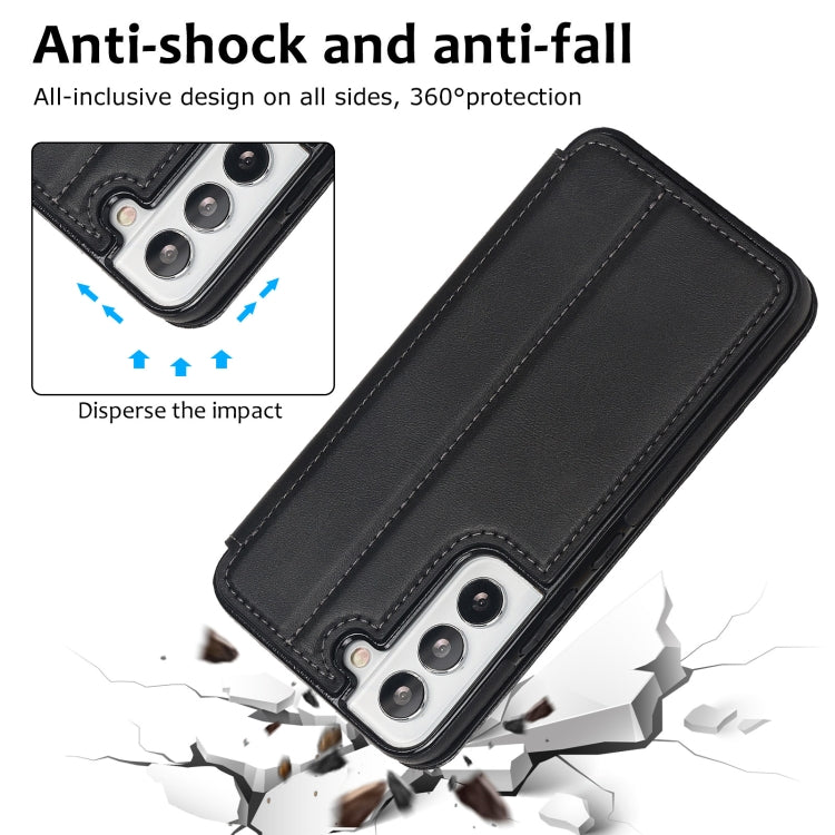 Knight Magnetic Suction Leather Phone Case, For Samsung Galaxy S22 5G, For Samsung Galaxy S22+ 5G, For Samsung Galaxy S22 Ultra 5G, For Samsung Galaxy S21 5G, For Samsung Galaxy S21+ 5G, For Samsung Galaxy S21 Ultra 5G, For Samsung Galaxy S20          ...