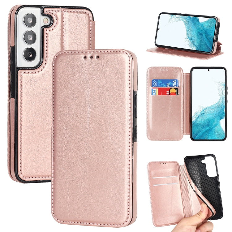 Knight Magnetic Suction Leather Phone Case, For Samsung Galaxy S22 5G, For Samsung Galaxy S22+ 5G, For Samsung Galaxy S22 Ultra 5G, For Samsung Galaxy S21 5G, For Samsung Galaxy S21+ 5G, For Samsung Galaxy S21 Ultra 5G, For Samsung Galaxy S20          ...