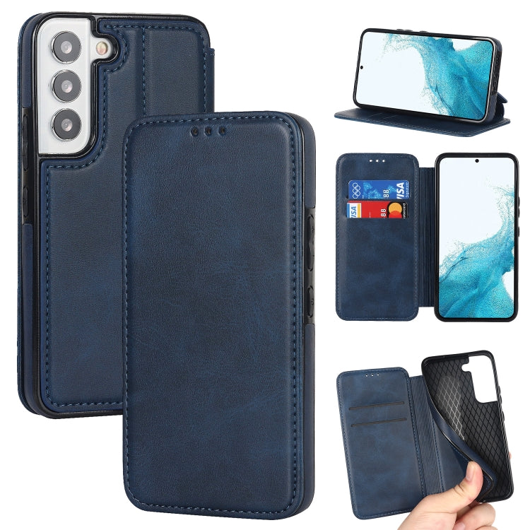 Knight Magnetic Suction Leather Phone Case, For Samsung Galaxy S22 5G, For Samsung Galaxy S22+ 5G, For Samsung Galaxy S22 Ultra 5G, For Samsung Galaxy S21 5G, For Samsung Galaxy S21+ 5G, For Samsung Galaxy S21 Ultra 5G, For Samsung Galaxy S20          ...