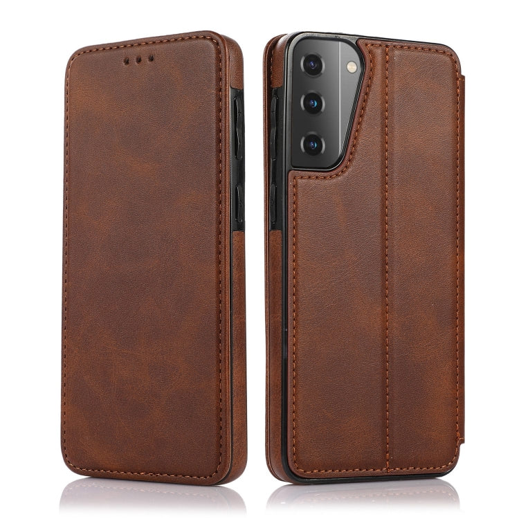 Knight Magnetic Suction Leather Phone Case, For Samsung Galaxy S22 5G, For Samsung Galaxy S22+ 5G, For Samsung Galaxy S22 Ultra 5G, For Samsung Galaxy S21 5G, For Samsung Galaxy S21+ 5G, For Samsung Galaxy S21 Ultra 5G, For Samsung Galaxy S20          ...