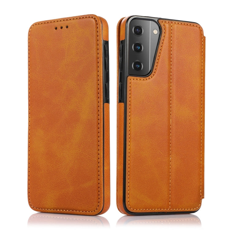 Knight Magnetic Suction Leather Phone Case, For Samsung Galaxy S22 5G, For Samsung Galaxy S22+ 5G, For Samsung Galaxy S22 Ultra 5G, For Samsung Galaxy S21 5G, For Samsung Galaxy S21+ 5G, For Samsung Galaxy S21 Ultra 5G, For Samsung Galaxy S20          ...