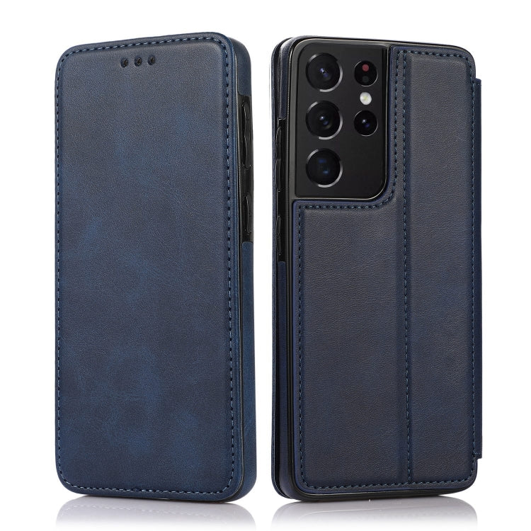 Knight Magnetic Suction Leather Phone Case, For Samsung Galaxy S22 5G, For Samsung Galaxy S22+ 5G, For Samsung Galaxy S22 Ultra 5G, For Samsung Galaxy S21 5G, For Samsung Galaxy S21+ 5G, For Samsung Galaxy S21 Ultra 5G, For Samsung Galaxy S20          ...