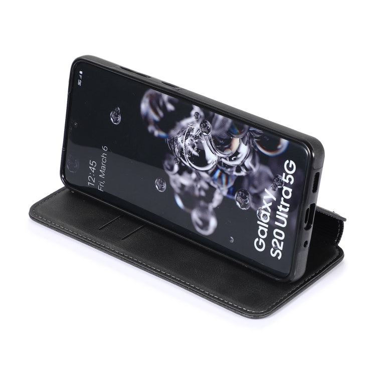 Knight Magnetic Suction Leather Phone Case, For Samsung Galaxy S20 Ultra, For Samsung Galaxy S10, For Samsung Galaxy S10+, For Samsung Galaxy S10e, For Samsung Galaxy Note10, For Samsung Galaxy Note10+