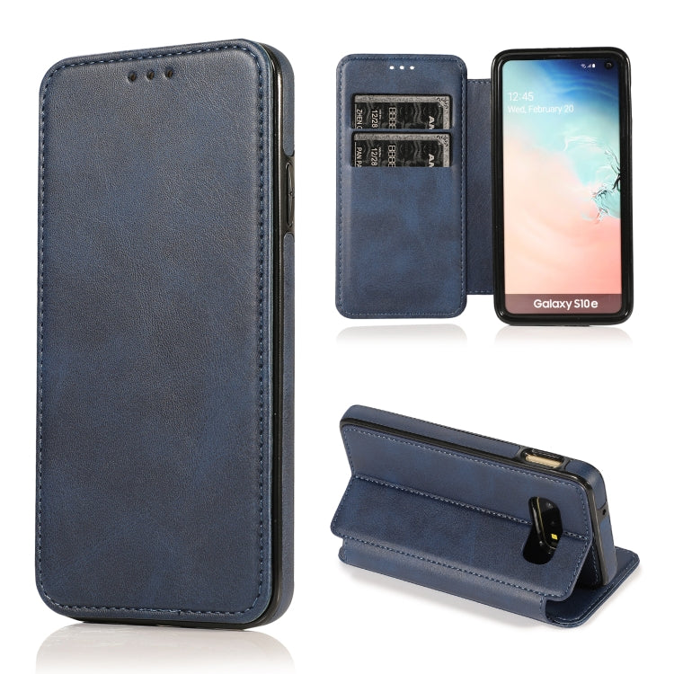 Knight Magnetic Suction Leather Phone Case, For Samsung Galaxy S20 Ultra, For Samsung Galaxy S10, For Samsung Galaxy S10+, For Samsung Galaxy S10e, For Samsung Galaxy Note10, For Samsung Galaxy Note10+