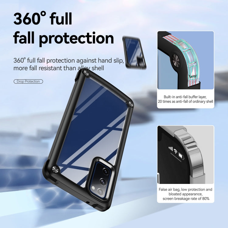 TPU + PC Lens Protection Phone Case, For Samsung Galaxy S20 FE 5G, For Samsung Galaxy S21 5G, For Samsung Galaxy S21+ 5G, For Samsung Galaxy S21 Ultra 5G, For Samsung Galaxy S22 5G, For Samsung Galaxy S22+ 5G, For Samsung Galaxy S22 Ultra 5G
