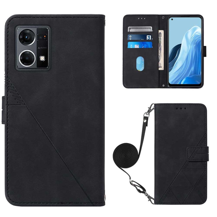 Crossbody 3D Embossed Flip Leather Phone Case, For OPPO Reno7 4G/F21 Pro, For Xiaomi Poco M4 Pro 4G, For Xiaomi Poco X4 Pro 5G, For Sony Xperia 1 IV, For Sony Xperia 10 IV, For Sony Xperia ACE III, For Xiaomi Redmi 10A, For Samsung Galaxy M33 5G Global