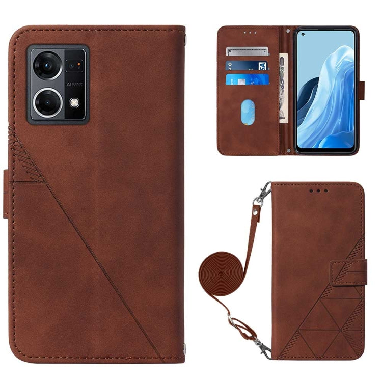 Crossbody 3D Embossed Flip Leather Phone Case, For OPPO Reno7 4G/F21 Pro, For Xiaomi Poco M4 Pro 4G, For Xiaomi Poco X4 Pro 5G, For Sony Xperia 1 IV, For Sony Xperia 10 IV, For Sony Xperia ACE III, For Xiaomi Redmi 10A, For Samsung Galaxy M33 5G Global