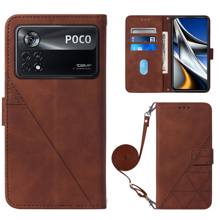 Crossbody 3D Embossed Flip Leather Phone Case, For OPPO Reno7 4G/F21 Pro, For Xiaomi Poco M4 Pro 4G, For Xiaomi Poco X4 Pro 5G, For Sony Xperia 1 IV, For Sony Xperia 10 IV, For Sony Xperia ACE III, For Xiaomi Redmi 10A, For Samsung Galaxy M33 5G Global