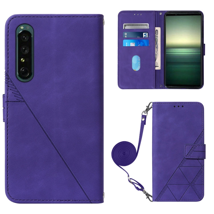 Crossbody 3D Embossed Flip Leather Phone Case, For OPPO Reno7 4G/F21 Pro, For Xiaomi Poco M4 Pro 4G, For Xiaomi Poco X4 Pro 5G, For Sony Xperia 1 IV, For Sony Xperia 10 IV, For Sony Xperia ACE III, For Xiaomi Redmi 10A, For Samsung Galaxy M33 5G Global