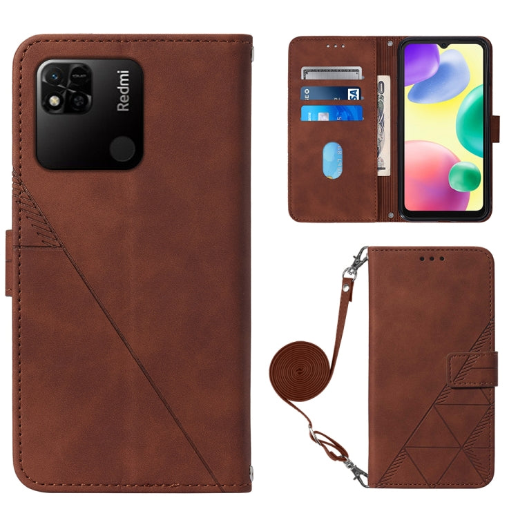 Crossbody 3D Embossed Flip Leather Phone Case, For OPPO Reno7 4G/F21 Pro, For Xiaomi Poco M4 Pro 4G, For Xiaomi Poco X4 Pro 5G, For Sony Xperia 1 IV, For Sony Xperia 10 IV, For Sony Xperia ACE III, For Xiaomi Redmi 10A, For Samsung Galaxy M33 5G Global