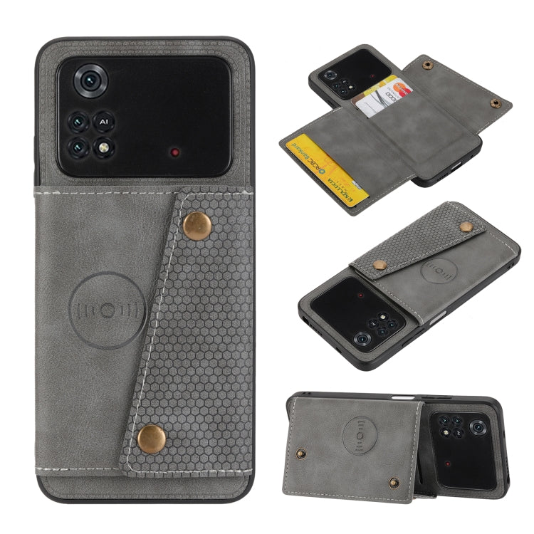 Double Buckle PU + TPU Shockproof Magnetic Phone Case, For Xiaomi Redmi 10C, For Xiaomi Redmi Note 11 5G Chinese, For Xiaomi Redmi Note 11E, For Xiaomi Redmi 10, For Xiaomi Poco M4 Pro 4G, For Xiaomi Poco X4 Pro, For Xiaomi 12, For Xiaomi 12 Pro       ...