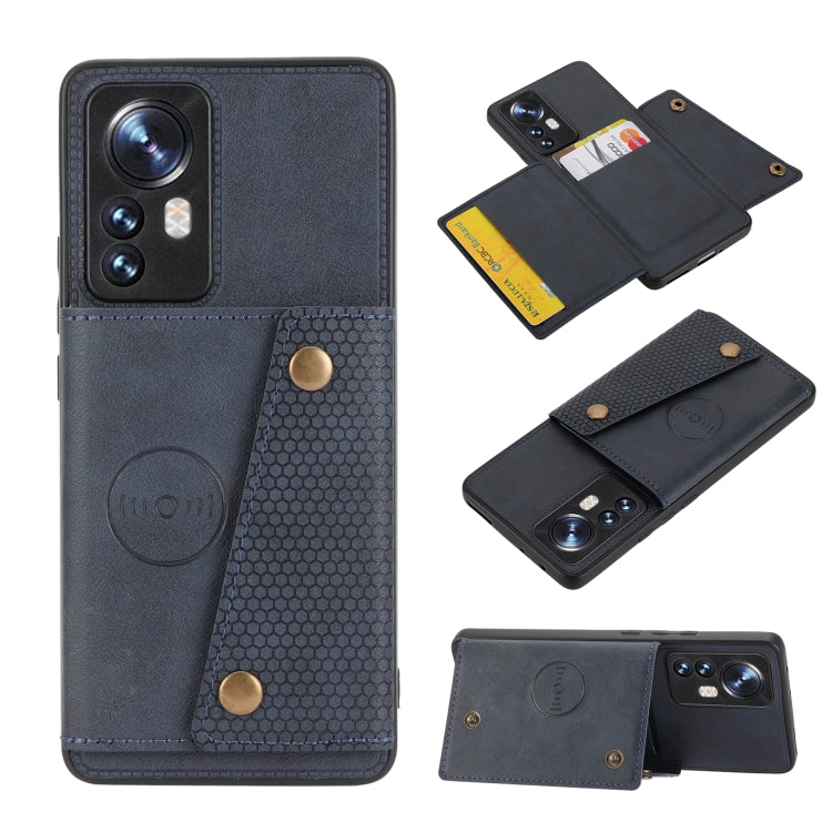 Double Buckle PU + TPU Shockproof Magnetic Phone Case, For Xiaomi Redmi 10C, For Xiaomi Redmi Note 11 5G Chinese, For Xiaomi Redmi Note 11E, For Xiaomi Redmi 10, For Xiaomi Poco M4 Pro 4G, For Xiaomi Poco X4 Pro, For Xiaomi 12, For Xiaomi 12 Pro       ...