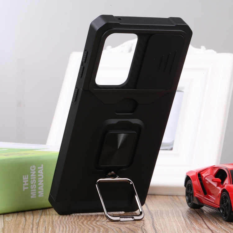 Sliding Camera Cover Design PC + TPU Shockproof Phone Case, For Galaxy A33 5G
