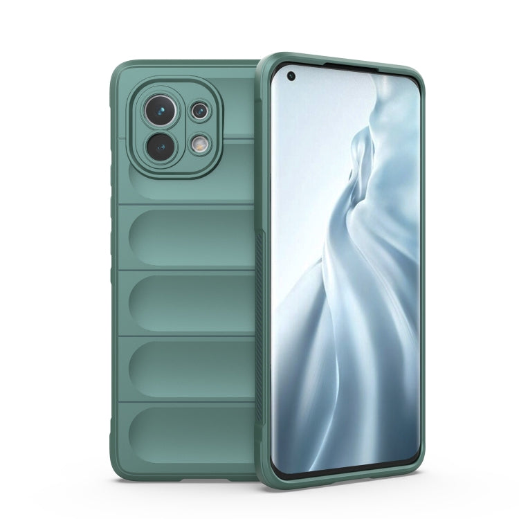 Magic Shield TPU + Flannel Phone Case, For Xiaomi Mi 11
