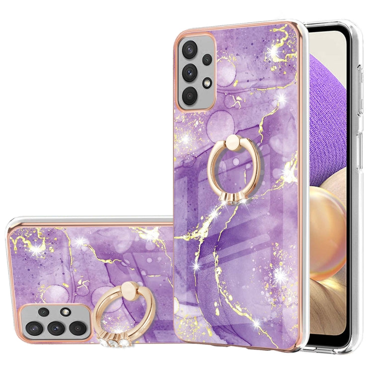 Electroplating Marble Pattern TPU Phone Case with Ring, For iPhone SE 2022 / SE 2020 / 8 / 7, For Motorola Moto G Stylus 2022, For Nokia G20 / G10, For Nokia G21 / G11, For Xiaomi 11T / 11T Pro, For Xiaomi Redmi 10, For Samsung Galaxy A23 5G / 4G      ...