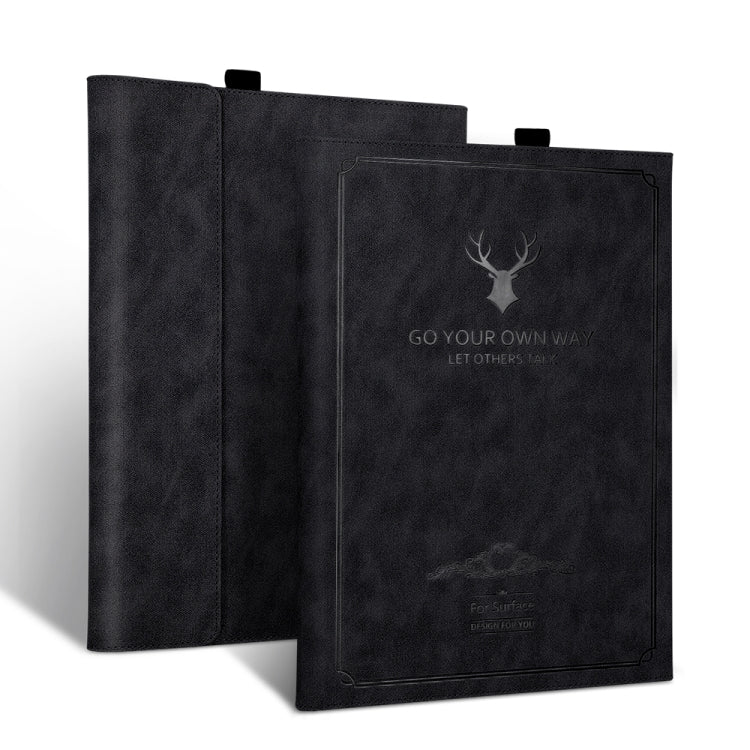 Deer Head Pattern Tablet Leather Case, For Microsoft Surface Go 3 / 2 / 1, For MicroSoft Surface Pro 8, For MicroSoft Surface Pro 7 / 6 / 5 / 4