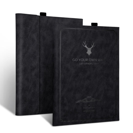 Deer Head Pattern Tablet Leather Case, For Microsoft Surface Go 3 / 2 / 1, For MicroSoft Surface Pro 8, For MicroSoft Surface Pro 7 / 6 / 5 / 4