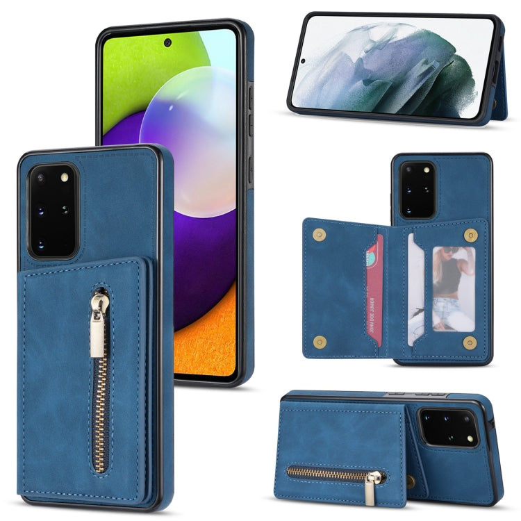 Zipper Card Holder Phone Case, For Samsung Galaxy S20 FE, For Samsung Galaxy S20 Ultra, For Samsung Galaxy S21 Ultra 5G, For Samsung Galaxy S21+ 5G, For Samsung Galaxy S21 5G, For Samsung Galaxy S21 FE 5G, For Samsung Galaxy S22 5G                     ...