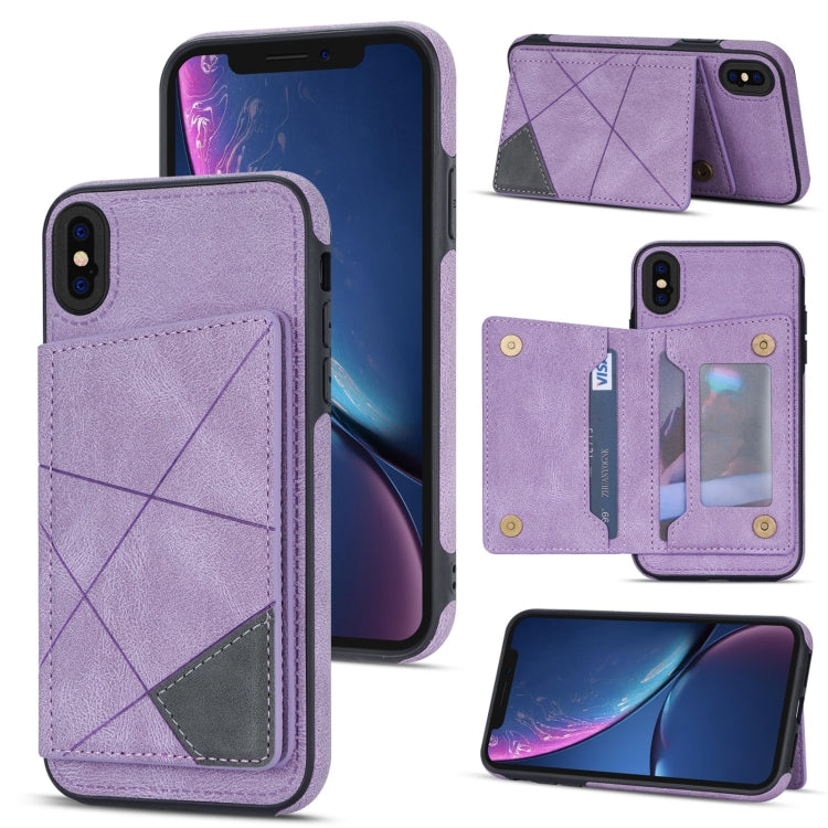 Line Card Holder Phone Case, For iPhone 11 Pro, For iPhone 11 Pro Max, For iPhone X / XS, For iPhone XR, For iPhone XS Max, For iPhone SE 2022 / 2020 / 8 / 7, For iPhone 8 Plus / 7 Plus