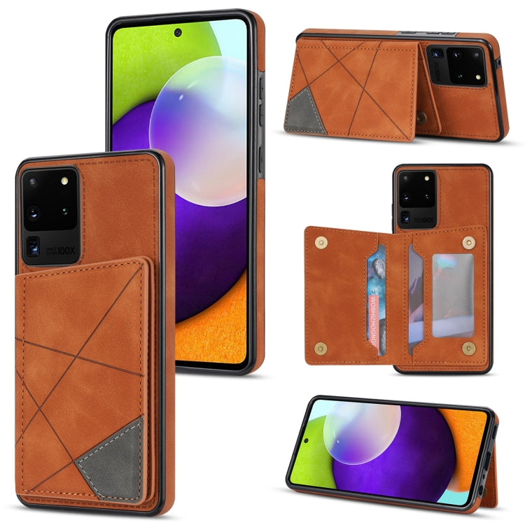 Line Card Holder Phone Case, For Samsung Galaxy S20+, For Samsung Galaxy S20 Ultra, For Samsung Galaxy S21 5G, For Samsung Galaxy S21+ 5G, For Samsung Galaxy S22 5G, For Samsung Galaxy S22+ 5G, For Samsung Galaxy S21 FE 5G, For Samsung Galaxy S21 Ultra...