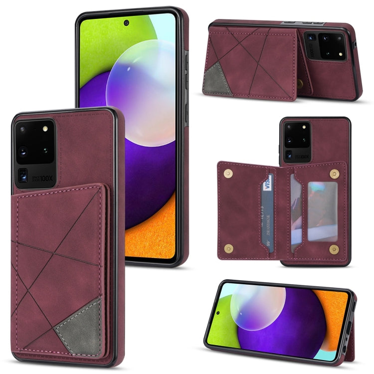 Line Card Holder Phone Case, For Samsung Galaxy S20+, For Samsung Galaxy S20 Ultra, For Samsung Galaxy S21 5G, For Samsung Galaxy S21+ 5G, For Samsung Galaxy S22 5G, For Samsung Galaxy S22+ 5G, For Samsung Galaxy S21 FE 5G, For Samsung Galaxy S21 Ultra...