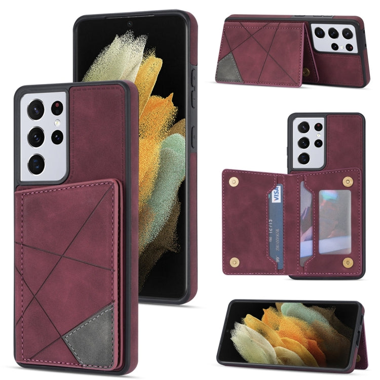 Line Card Holder Phone Case, For Samsung Galaxy S20+, For Samsung Galaxy S20 Ultra, For Samsung Galaxy S21 5G, For Samsung Galaxy S21+ 5G, For Samsung Galaxy S22 5G, For Samsung Galaxy S22+ 5G, For Samsung Galaxy S21 FE 5G, For Samsung Galaxy S21 Ultra...